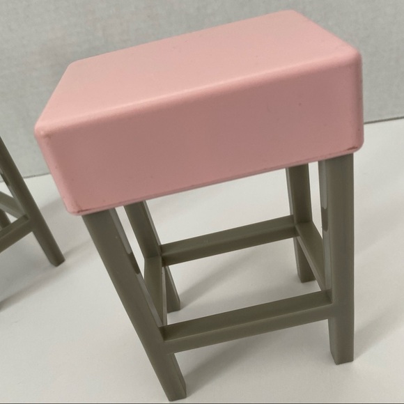 Our Generation OG Sweet Stops Ice Cream Truck Replacement Pink Chairs Stools - Picture 8 of 8